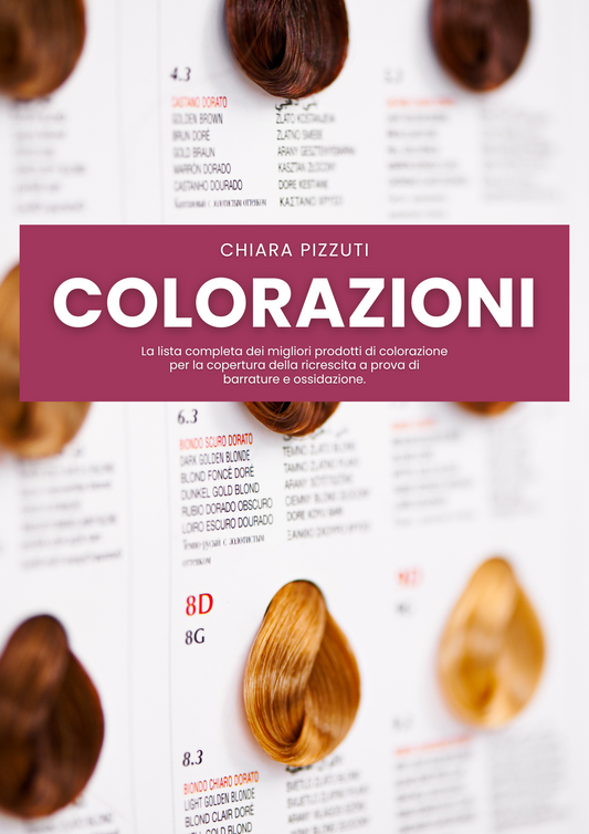 RICRESCITA NATURALE: LISTA COLORAZIONI
